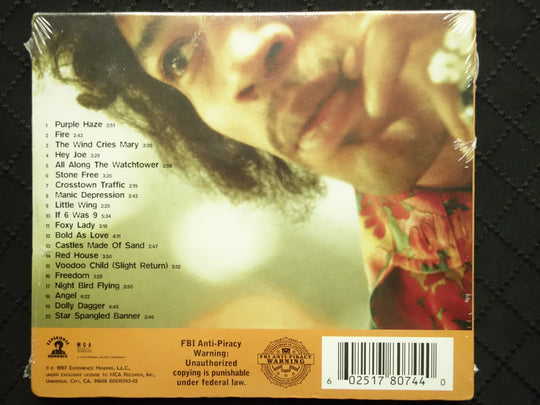 Jimi Hendrix "Experience Hendrix: The Best of Jimi Hendrix" (CD)-CDs-UnDigable Digs