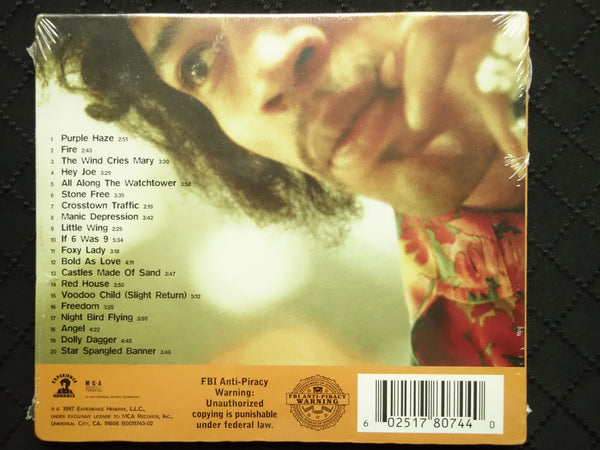 Jimi Hendrix "Experience Hendrix: The Best of Jimi Hendrix" (CD)-CDs-UnDigable Digs