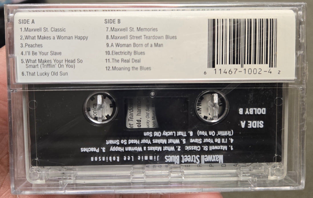 Jimmie Lee Robinson "Maxwell Street Blues"-Cassette Tapes-UnDigable Digs