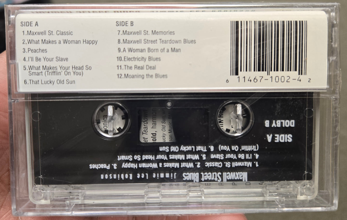 Jimmie Lee Robinson "Maxwell Street Blues"-Cassette Tapes-UnDigable Digs