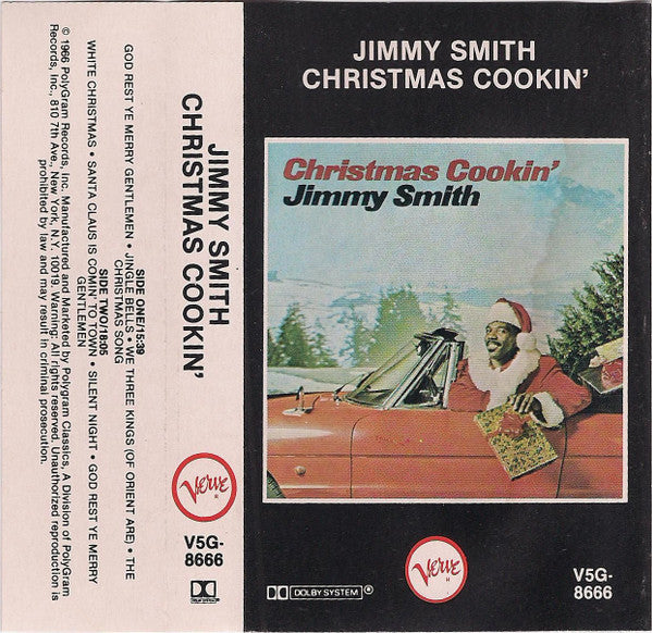 Jimmy Smith "Christmas Cookin'"-Cassette Tapes-UnDigable Digs