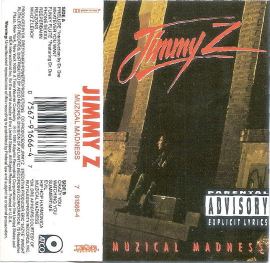 Jimmy Z "Muzical Madness"-Cassette Tapes-UnDigable Digs