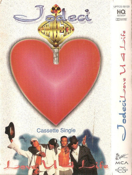 Jodeci "Love U 4 Life" (Cassette Single)-Cassette Tapes-UnDigable Digs