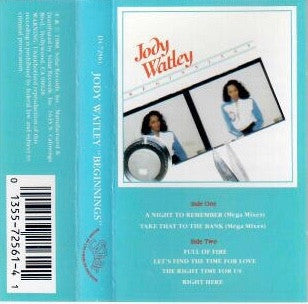 Jody Watley "Beginnings"-Cassette Tapes-UnDigable Digs