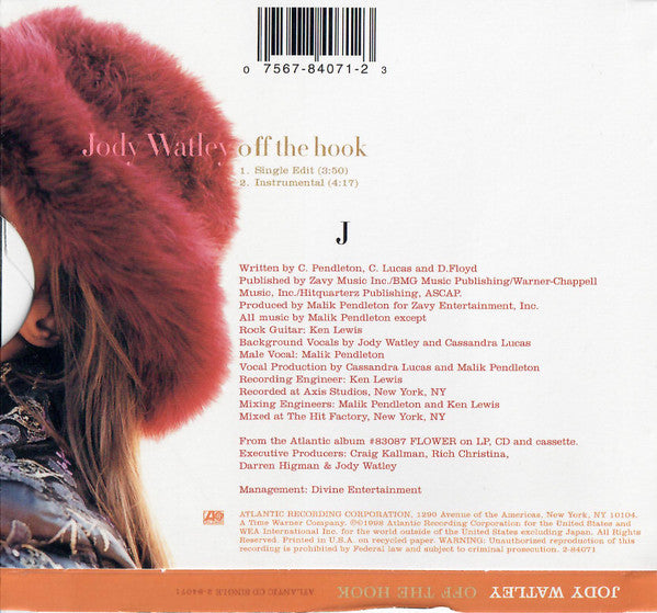 Jody Watley "Off The Hook" (CD Single)-CDs-UnDigable Digs