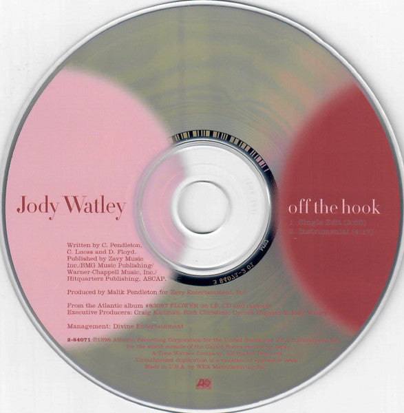 Jody Watley "Off The Hook" (CD Single)-CDs-UnDigable Digs