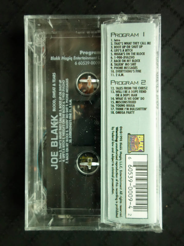 Joe Blakk "Blood, Sweat & Tears"-Cassette Tapes-UnDigable Digs
