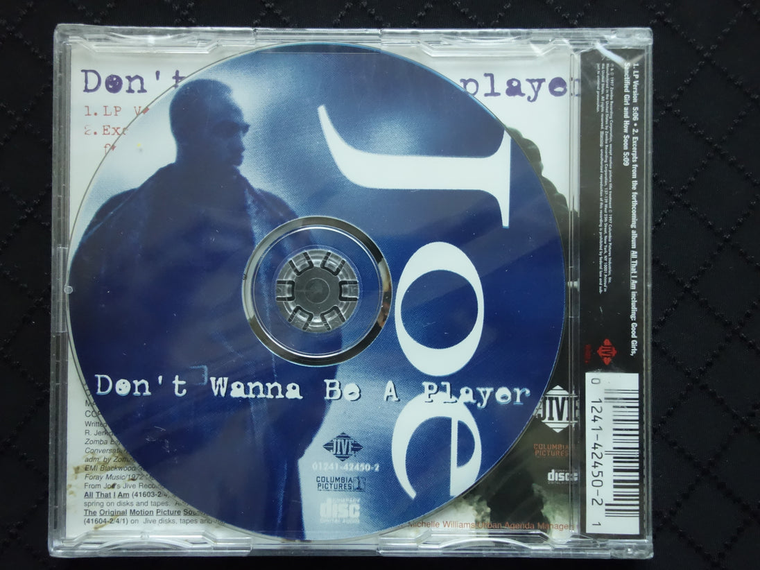 Joe "Don't Wanna Be A Player" (CD Single)-CDs-UnDigable Digs
