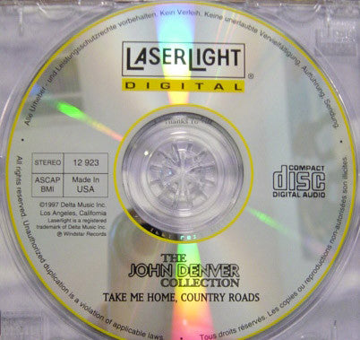 John Denver "Take Me Home, Country Roads" (CD)-CDs-UnDigable Digs