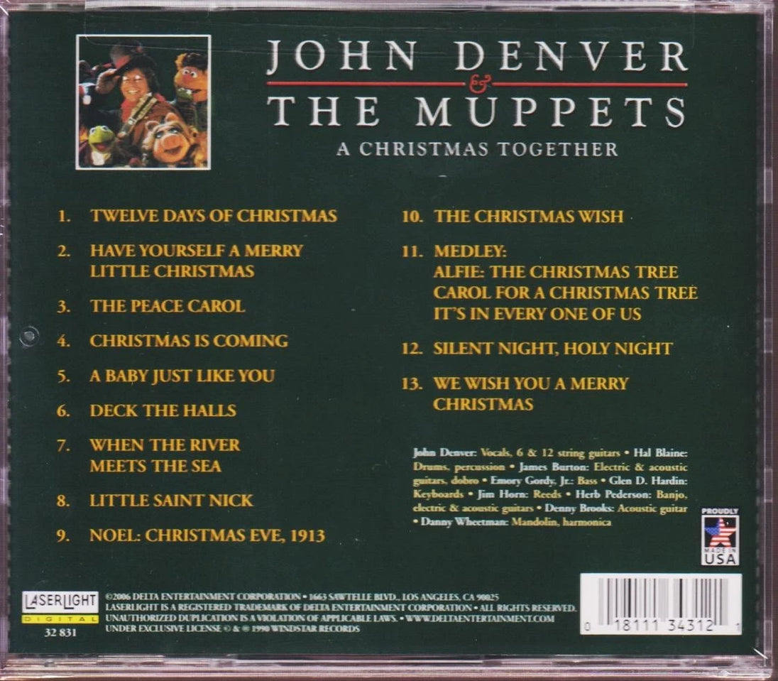 John Denver & The Muppets "A Christmas Together" (CD)-CDs-UnDigable Digs