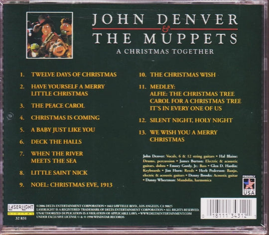 John Denver & The Muppets "A Christmas Together" (CD)-CDs-UnDigable Digs