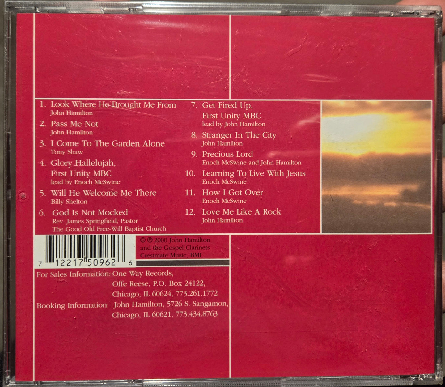 John Hamilton And The Gospel Clarinets "Look Where He Brought Me From" (CD)-CDs-UnDigable Digs