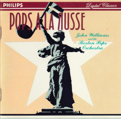 John Williams And The Boston Pops Orchestra "Pops A La Russe"-Cassette Tapes-UnDigable Digs