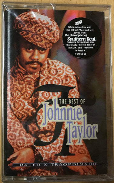 Johnnie Taylor "Rated X-Traordinaire: The Best Of Johnnie Taylor"-Cassette Tapes-UnDigable Digs