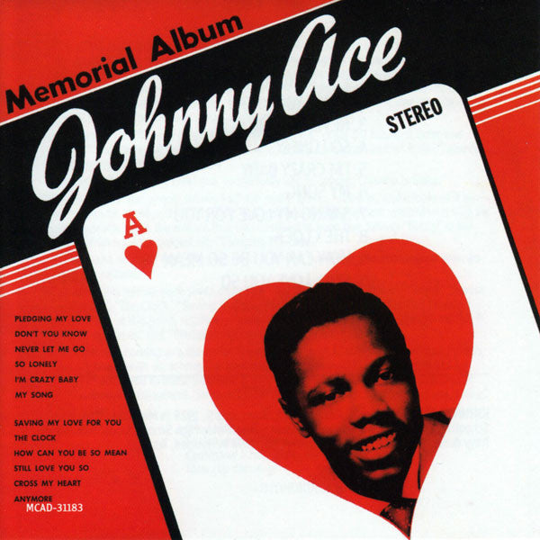Johnny Ace "Memorial Album" (CD)-CDs-UnDigable Digs