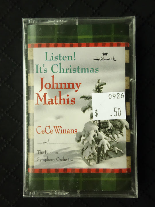 Johnny Mathis, CeCe Winans And The London Symphony Orchestra "Listen! It's Christmas"-Cassette Tapes-UnDigable Digs