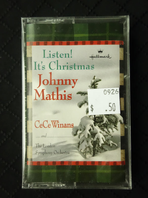 Johnny Mathis, CeCe Winans And The London Symphony Orchestra "Listen! It's Christmas"-Cassette Tapes-UnDigable Digs