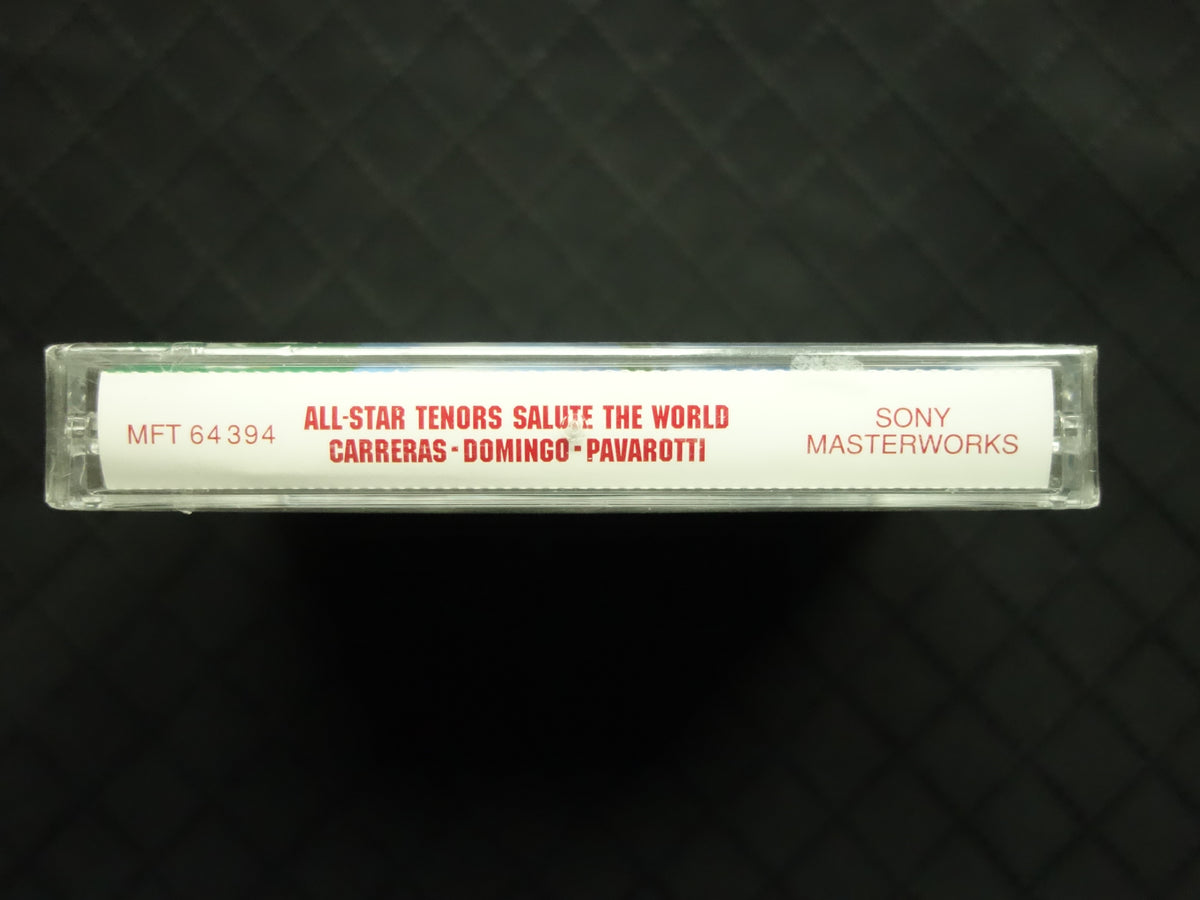 José Carreras, Placido Domingo, Luciano Pavarotti "All-Star Tenors Salute The World"-Cassette Tapes-UnDigable Digs