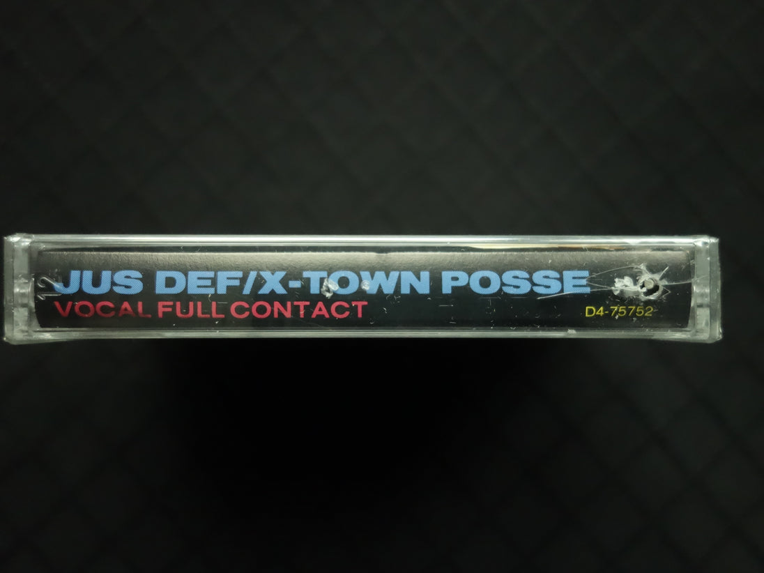 Jus Def / X-Town Posse, The Original X "Vocal Full Contact"-Cassette Tapes-UnDigable Digs