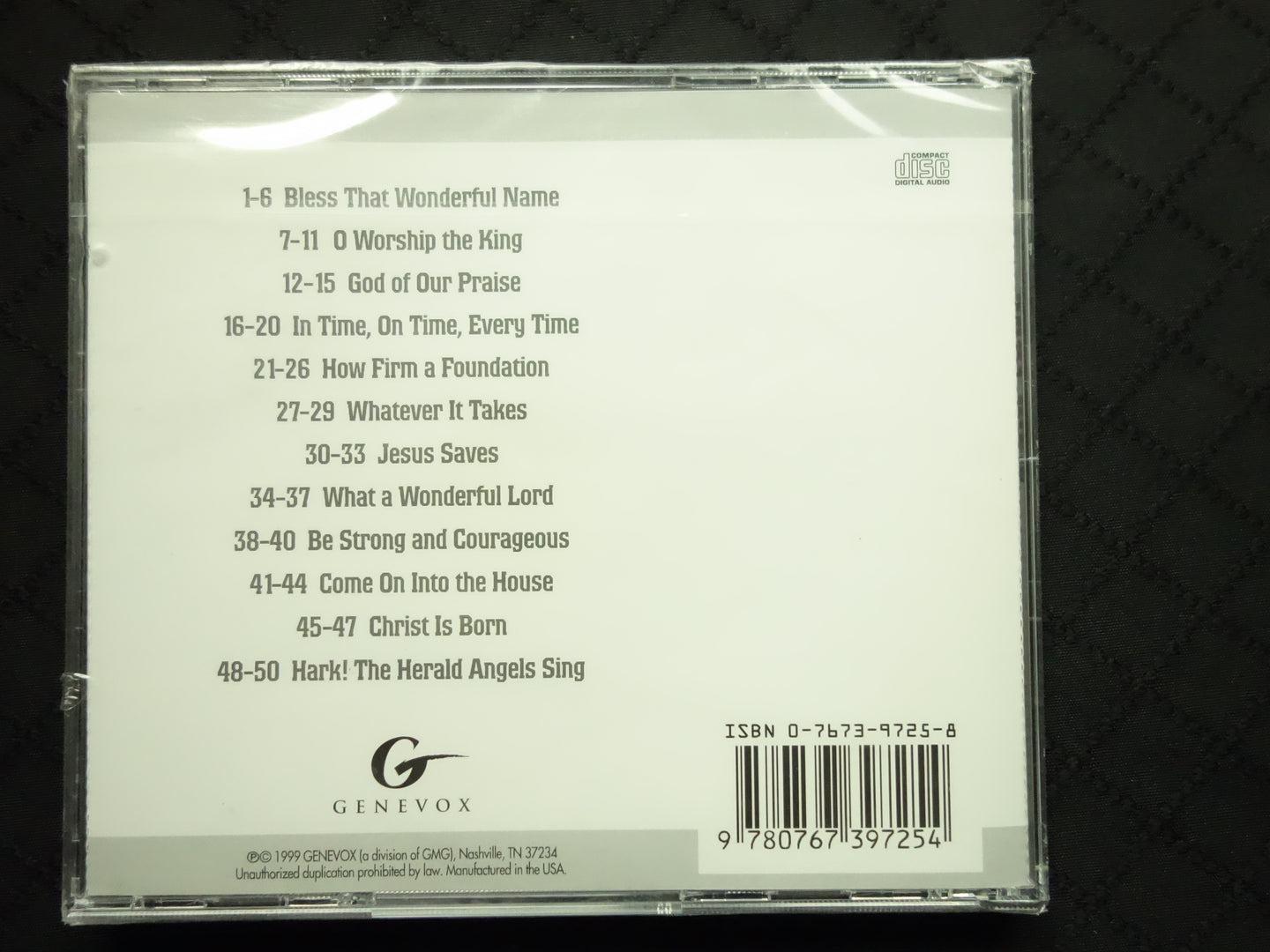 Just Men "12 Great Songs: In 2 And 4 Parts" (CD)-CDs-UnDigable Digs