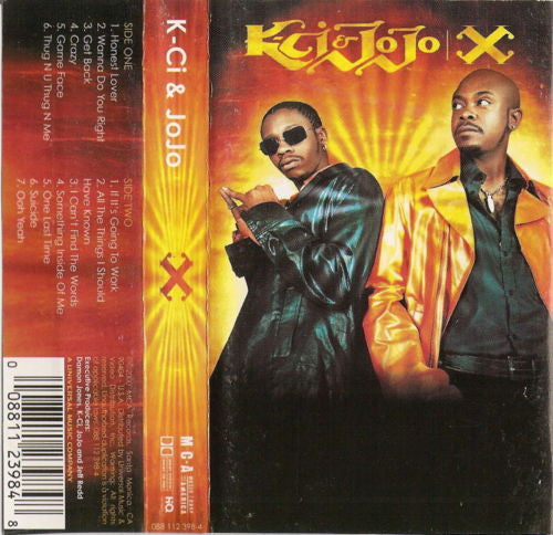 K-Ci & JoJo "X"-Cassette Tapes-UnDigable Digs