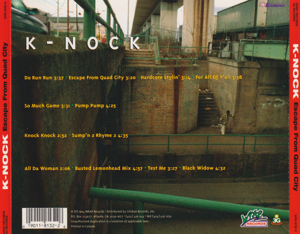 K-Nock "Escape From Quad City" (CD)-CDs-UnDigable Digs