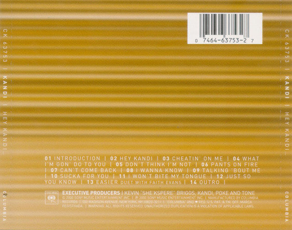 Kandi "Hey Kandi..." (CD)-CDs-UnDigable Digs