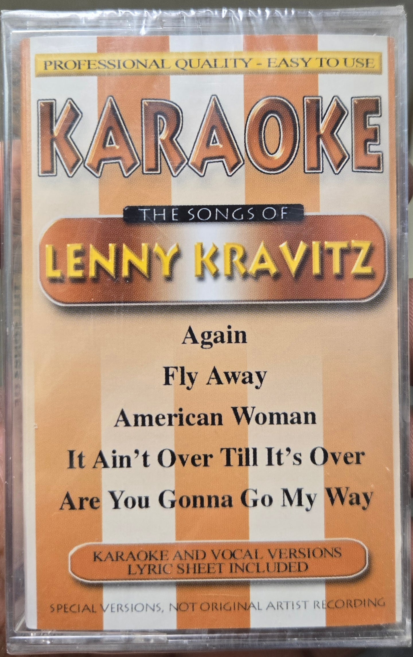 Karaoke: The Songs Of Lenny Kravitz-Cassette Tapes-UnDigable Digs