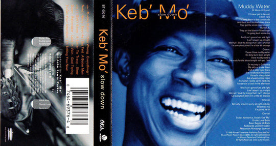 Keb' Mo' "Slow Down"-Cassette Tapes-UnDigable Digs