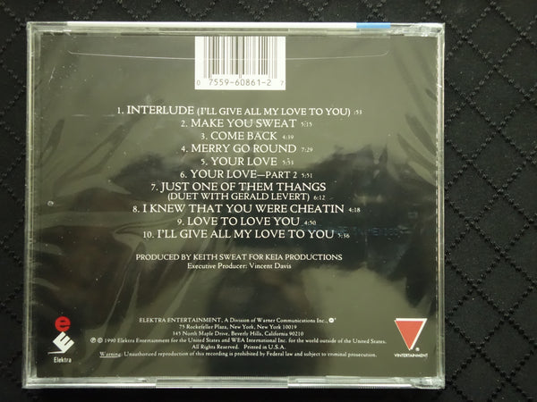 Keith Sweat "I'll Give All My Love To You" (CD)-CDs-UnDigable Digs