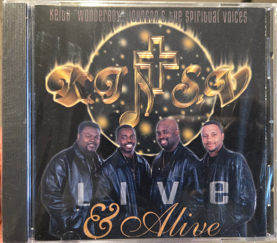 Keith "Wonderboy" Johnson & The Spiritual Voices "Live & Alive" (CD)-CDs-UnDigable Digs