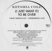 Keyshia Cole "(I Just Want It) To Be Over" (12" Single)-Vinyl Records-UnDigable Digs