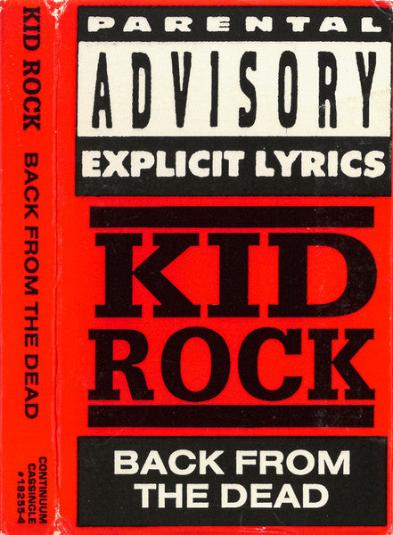 Kid Rock "Back From The Dead" (Single)-Cassette Tapes-UnDigable Digs