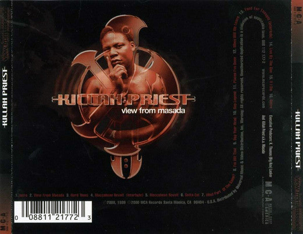 Killah Priest "View From Masada" (CD)-CDs-UnDigable Digs