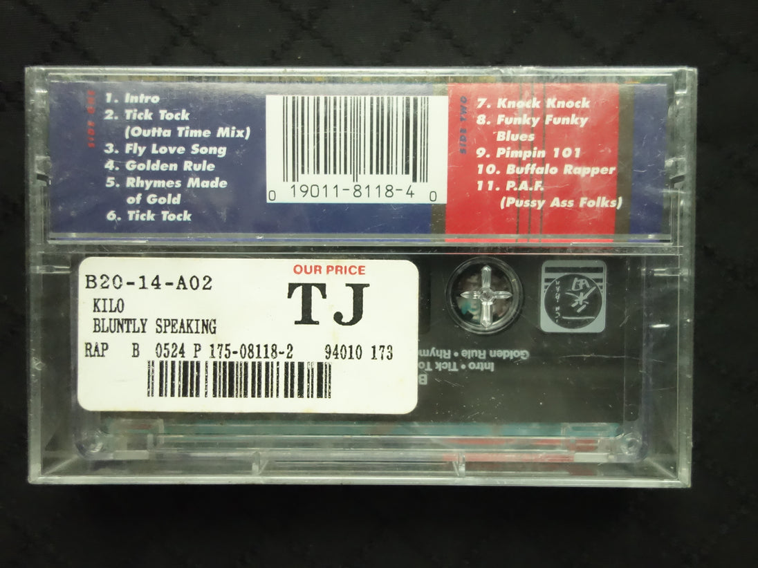 Kilo "Bluntly Speaking"-Cassette Tapes-UnDigable Digs