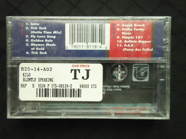 Kilo "Bluntly Speaking"-Cassette Tapes-UnDigable Digs