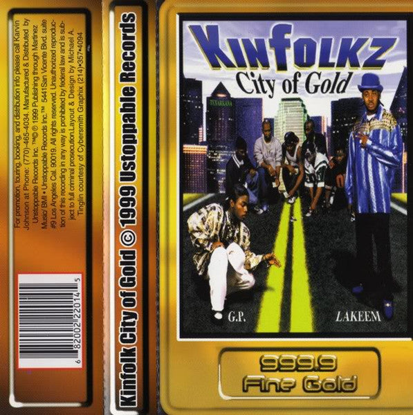 Kinfolkz "City Of Gold"-Cassette Tapes-UnDigable Digs