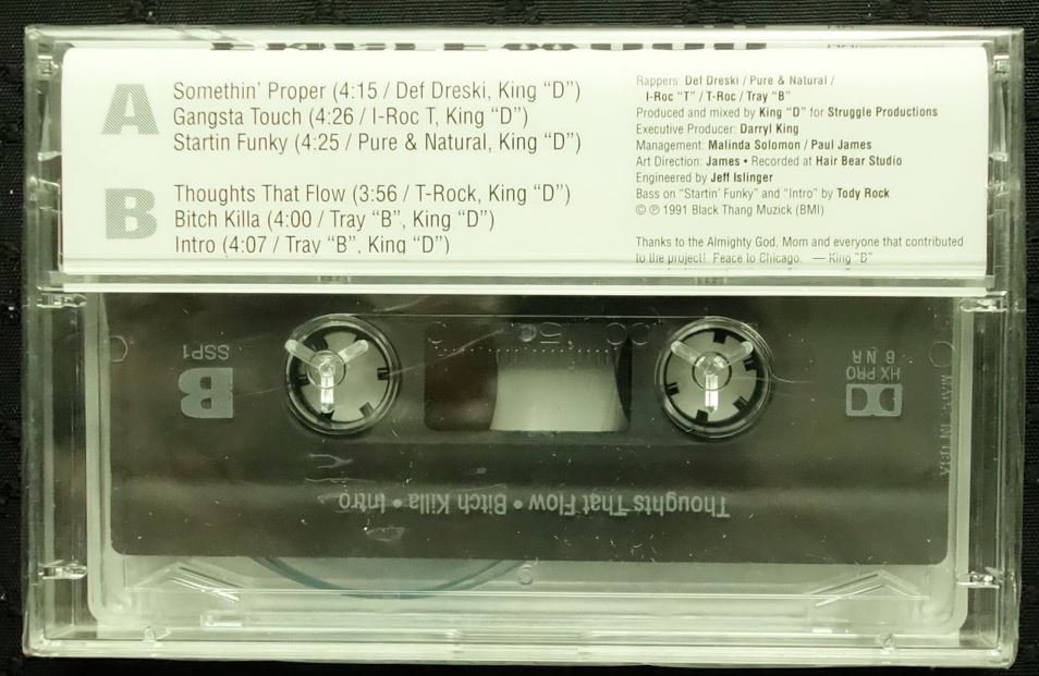King "D" & The Struggle Unit "Englewood"-Cassette Tapes-UnDigable Digs