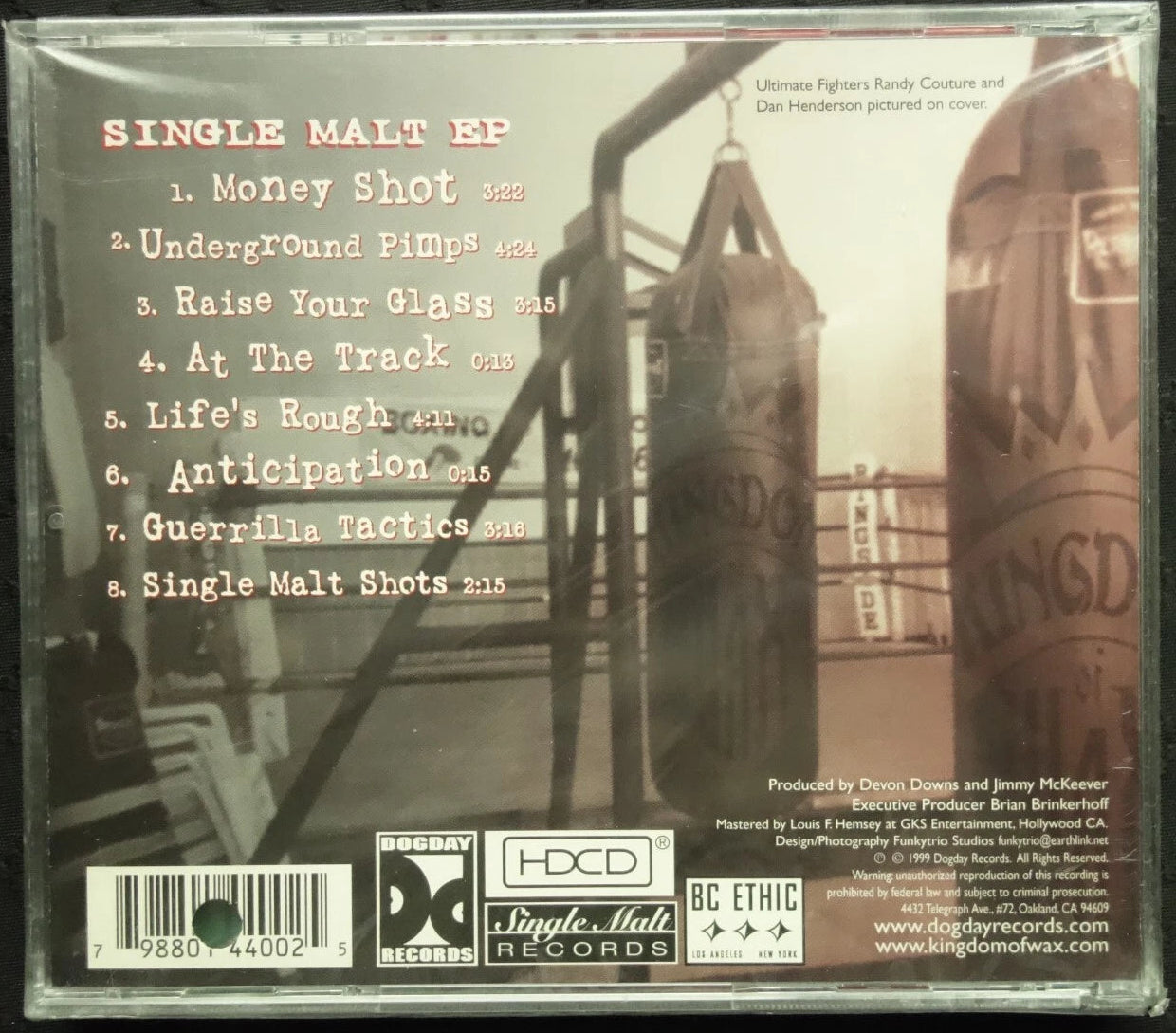 Kingdom Of Wax "Single Malt EP" (CD)-CDs-UnDigable Digs