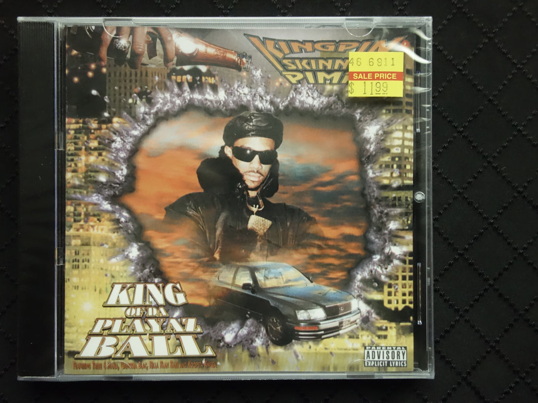 Kingpin Skinny Pimp "King Of Da Playaz Ball" (CD) (RE)-CDs-UnDigable Digs