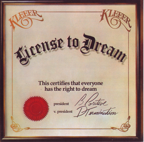 Kleeer "License To Dream" (CD)-CDs-UnDigable Digs