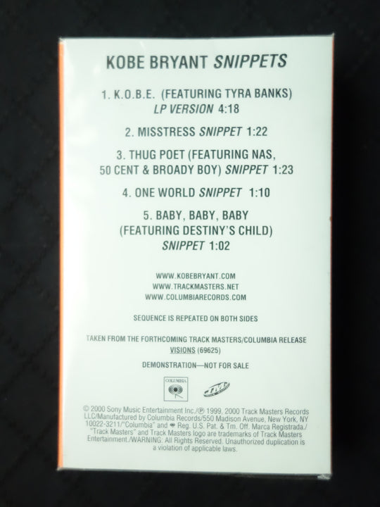 Kobe Bryant "Visions (The Album)" (Snippets)-Cassette Tapes-UnDigable Digs