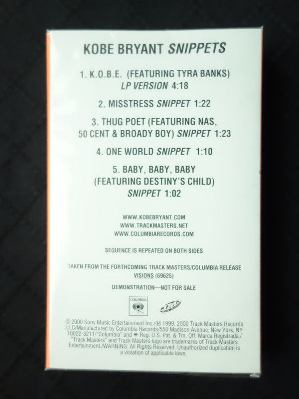 Kobe Bryant "Visions (The Album)" (Snippets)-Cassette Tapes-UnDigable Digs
