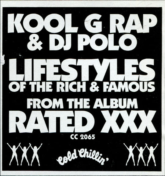 Kool G Rap & DJ Polo "Lifestyles Of The Rich & Famous" (12" Single)-Vinyl Records-UnDigable Digs