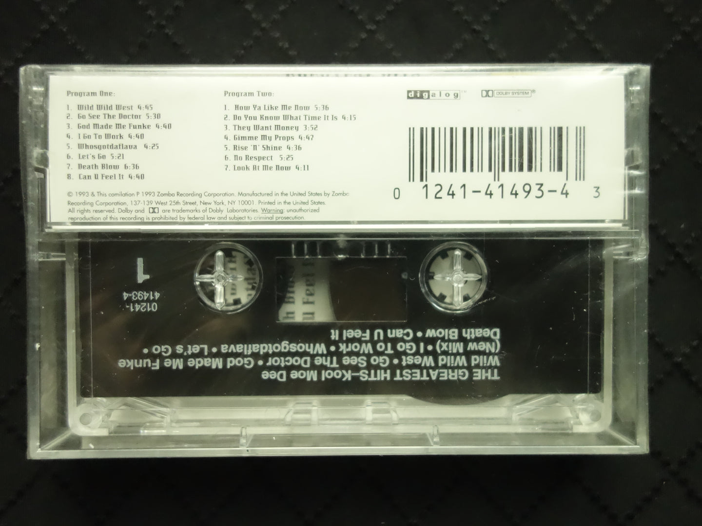 Kool Moe Dee "Greatest Hits"-Cassette Tapes-UnDigable Digs