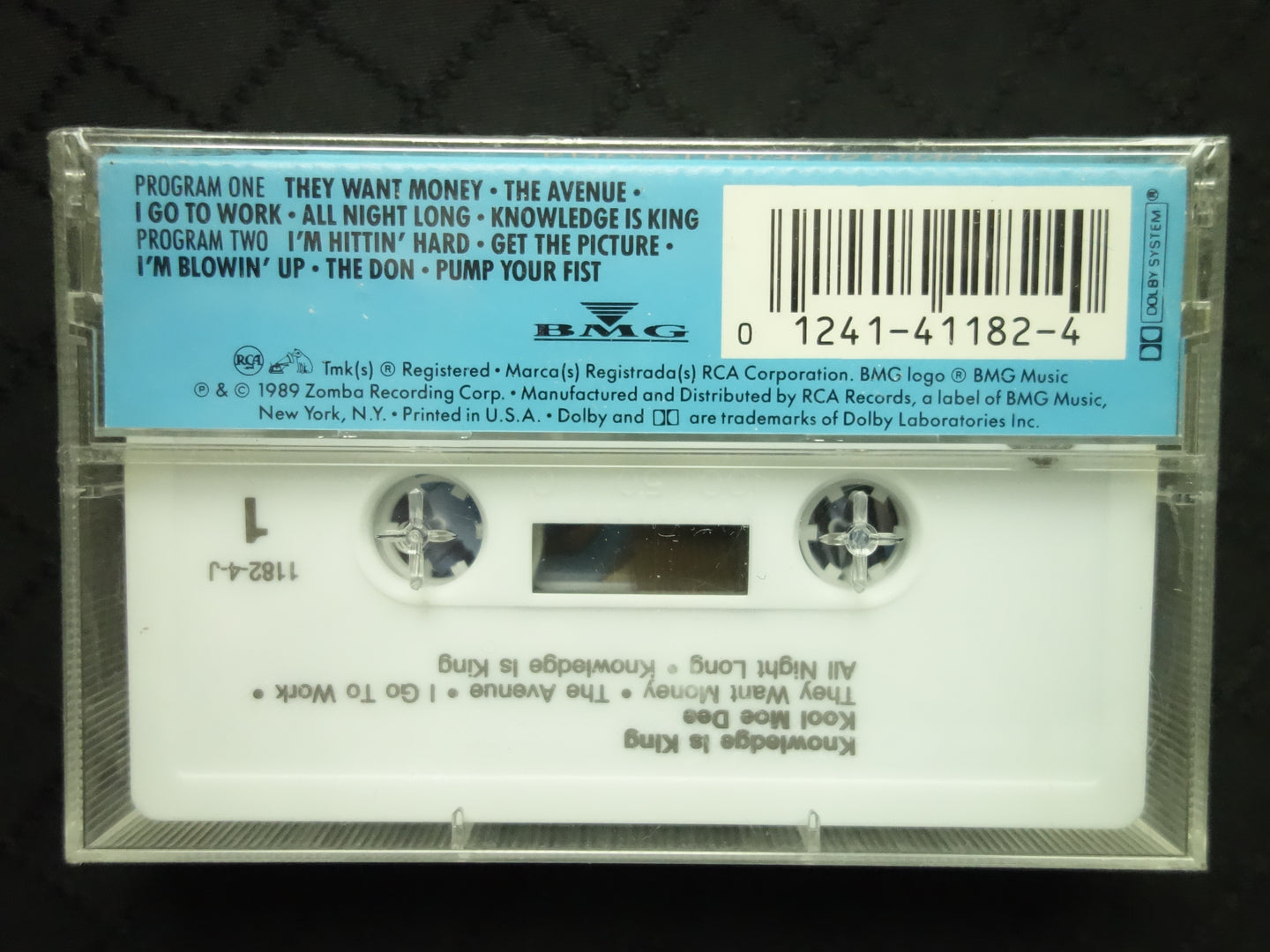 Kool Moe Dee "Knowledge Is King"-Cassette Tapes-UnDigable Digs