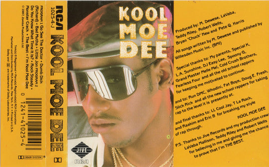 Kool Moe Dee "Kool Moe Dee"-Cassette Tapes-UnDigable Digs
