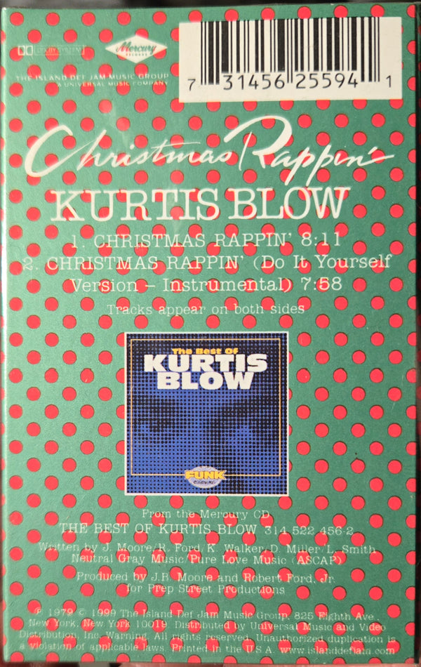 Kurtis Blow "Christmas Rappin'" (Single)-Cassette Tapes-UnDigable Digs