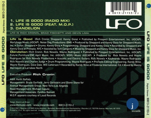 LFO "Life Is Good" (CD Single)-CDs-UnDigable Digs