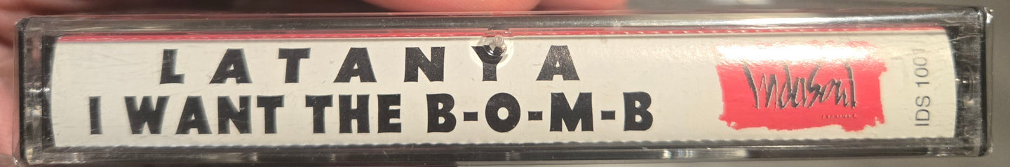 LaTanya f; Kelly Ranks "I Want The B-O-M-B" (Maxi-Single)-Cassette Tapes-UnDigable Digs